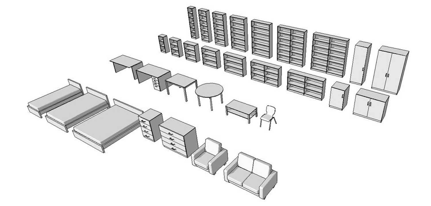 archicad furniture library free download